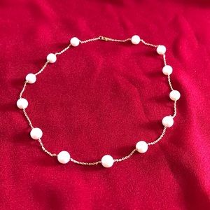 Erwin Pearl 14k gold and pearl necklace